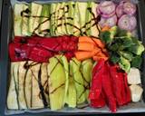 Ζεστή #σαλάτα ψητών λαχανικών... όλος ο κήπος στο πιάτο μας..!! φωτογραφία βήματος 3