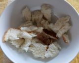 A picture of step 4 of Bread upma.