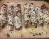 Foto del paso 6 de la receta: Niños envueltos con salsa blanca y queso