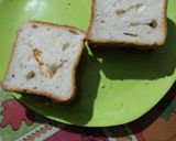 A picture of step 3 of Corn cheese sandwich.