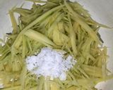 Foto langkah ke 1 dari resep Bakwan pepaya muda dan jagung.