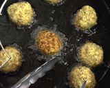 A picture of step 5 of Green Lentil Falafel.