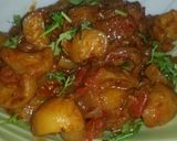 A picture of step 4 of Khara masala tendhy.