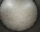 A picture of step 1 of Sabudana and pomegranate katori chaat.