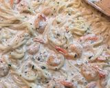 Garnélás spagetti recept fázis 3 fotója