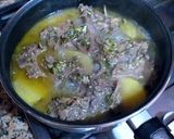 Foto del paso 7 de la receta: Cazuela de chuletas de cordero con patatas en salsa escabechada
