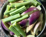 கத்திரிக்காய் முருங்கை தொக்கு(brinjal drumstick thokku recipe in tamil) ரெசிபி ஸ்டேப் 1 புகைப்படம்