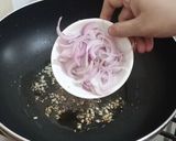 A picture of step 2 of Baingan(Brinjal) Aloo(potato) ki Bujhya.