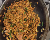 Foto del paso 3 de la receta: Relleno de soja para empanadas, pastel de papa, salsa y más 🌱