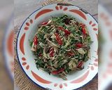 Foto langkah ke 5 dari resep Tumis Daun Singkong Jantung Pisang.