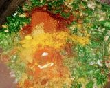A picture of step 3 of Spinach kebab.