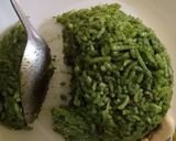A picture of step 5 of Green thai rice.
