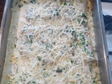 Filetes de Pescadilla, al horno en crema de leche
