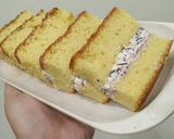 Foto langkah ke 9 dari resep Sponge Cake Ekonomis Super Empuk No SP Untuk Base Kue Tart.