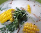 Foto langkah ke 4 dari resep Bobor Bayam Jagung.