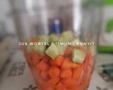 Foto langkah ke 1 dari resep Jus Wortel timun kunyit.