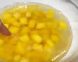 A picture of step 7 of Colorful Fruit Panna Cotta.
