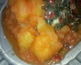 A picture of step 1 of Porridge potatoes with veg.sauce.