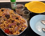 Foto del paso 5 de la receta: Ensalada fría de tomates de huerta y garbanzos confitados en vinagreta de umami natural