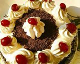 A picture of step 23 of Egg less Black Forest Cake.