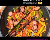 A picture of step 7 of Smokie and Pepper Stir Fry.