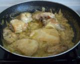 Foto del paso 10 de la receta: Pollo y conejo al curry con judías verdes