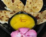 A picture of step 11 of Oats Paneer stuffed coin paratha with Aamras.