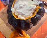 Foto del paso 2 de la receta: Fondue de queso en zapallo cabutia a las brazas
