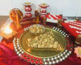 A picture of step 6 of Traditional Punjabi Panjiri.