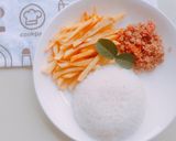 Hình bước làm 3 của món Tuần 12 : Khoai Tây Chiên Và Thịt Bằm