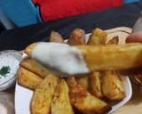 Foto del paso 7 de la receta: Papas Rusty Cage al horno y salsa de yogurt