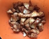 A picture of step 1 of Eggless Apple muffins.