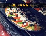 صورة لخطوة 4 من وصفة بيتزا بالخضار 🍕🍕🍕🥗🥗🥗