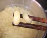 Hình bước làm 1 của món Macaroni (spaghetti) sốt kem cà chua