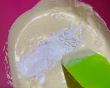 Foto langkah ke 4 dari resep Dragon Fruit Cake - Bolu Buah Naga Panggang - Snack Time Mpasi 1+.