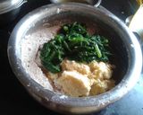 A picture of step 1 of Dal palak kachori.