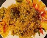 A picture of step 18 of Chicken dum biryani.