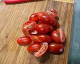 Une image de l'étape 6 de Crevettes sauvages marinées aneth citron tomates cerises.