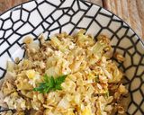 Gambar langkah 3 resipi Oat Goreng Nanas.