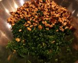 A picture of step 9 of Cold Tossed Malan Greens.