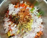 A picture of step 2 of Chinese manchurian pakode.