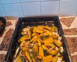 Foto del paso 13 de la receta: Lasaña de zapallitos rellena con atún y carne, espinaca 🥬🥩