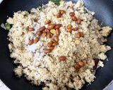A picture of step 4 of Oats Thatte Idli Upma.