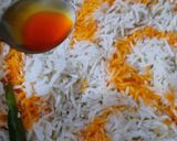 A picture of step 7 of Green Peas biryani.