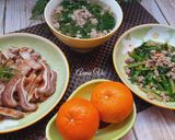 Hình bước làm 5 của món Cơm nhà nhiều màu xanh