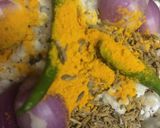 A picture of step 1 of Cabbage carrot thoran/ kerala style.