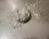 A picture of step 2 of Bajra Pearl millet roti.