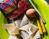 Foto langkah ke 2 dari resep Pangsit Cone Mie.