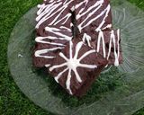 A picture of step 9 of Double chocolate fudge brownies.