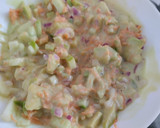 Foto del paso 3 de la receta: Ensalada de manzana verde, zanahoria, cebolla morada, aguacate y mayonesa casera🍏🥑🧅🥕
